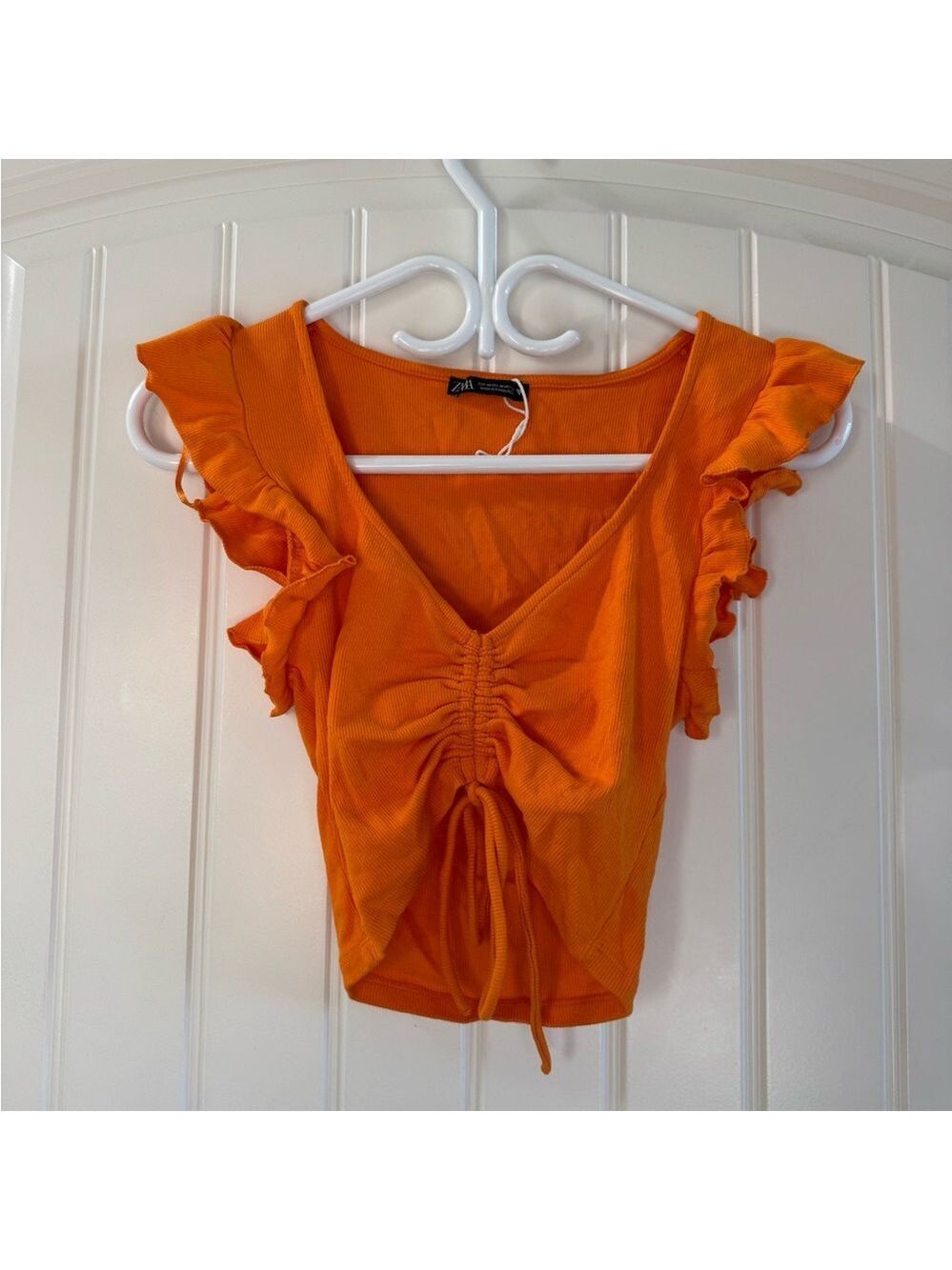 *4 for $25* Zara Crop Top Gathered Front